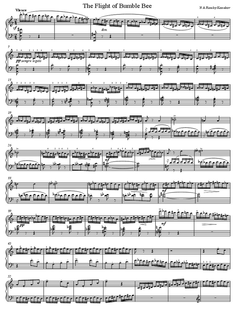 Flight of the Bumble Bee by Nikolai RimskyKorsakov Flight Of The