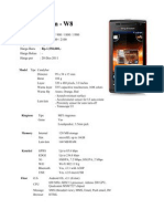 Sony Ericsson smartphones comparison