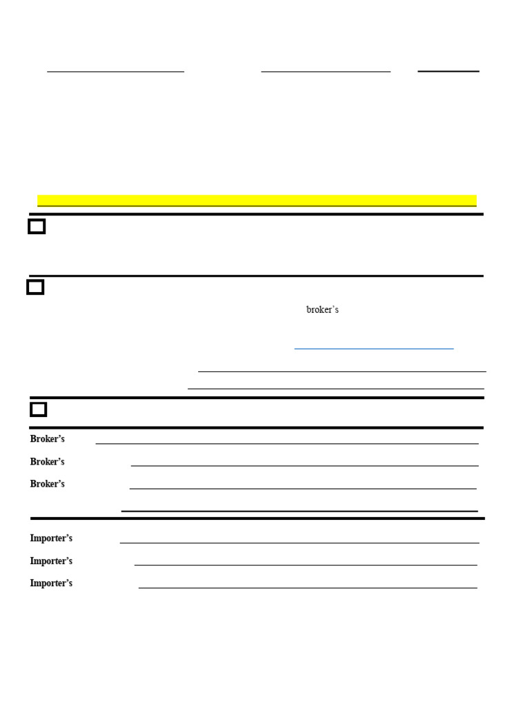 UPS Alternate Broker Authorization Form | PDF | United Parcel Service ...