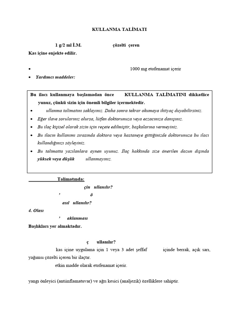 Restafen 1 G 2 ML KT | PDF