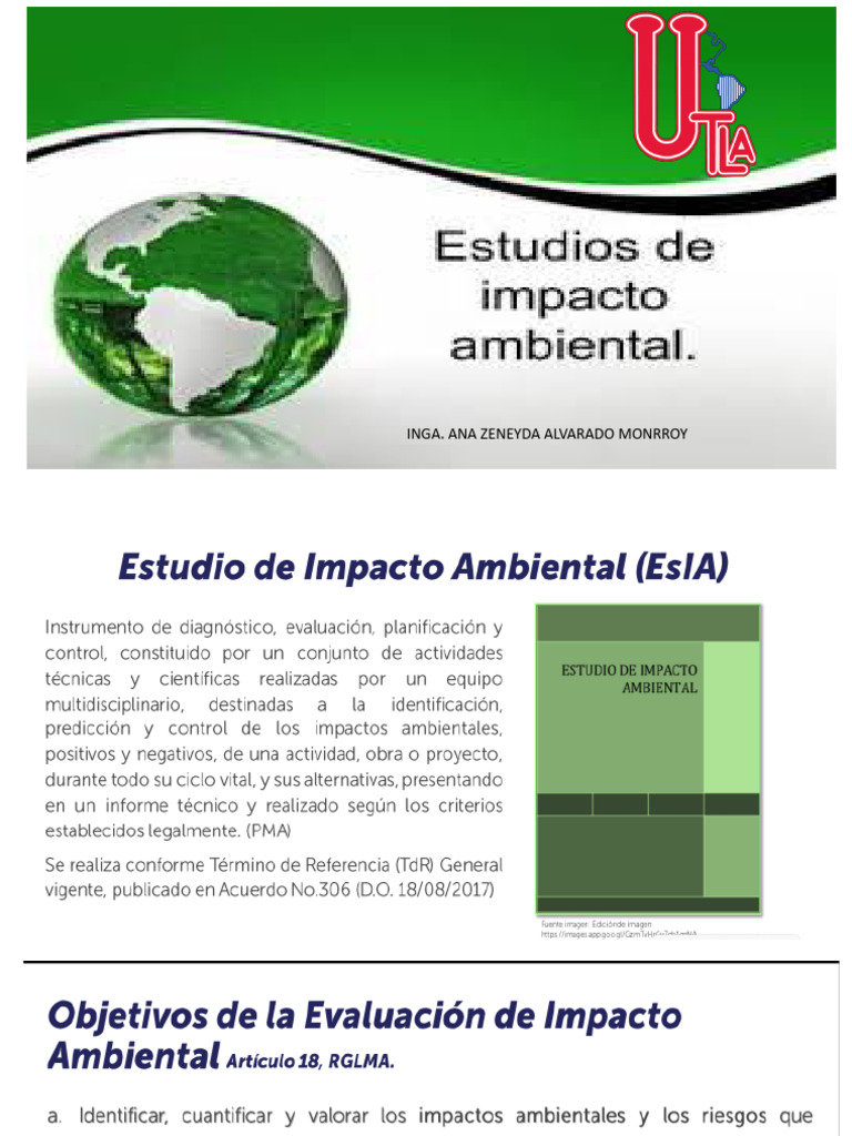 Estudio de Impacto Ambiental INGA | PDF | Relaciones personales ...