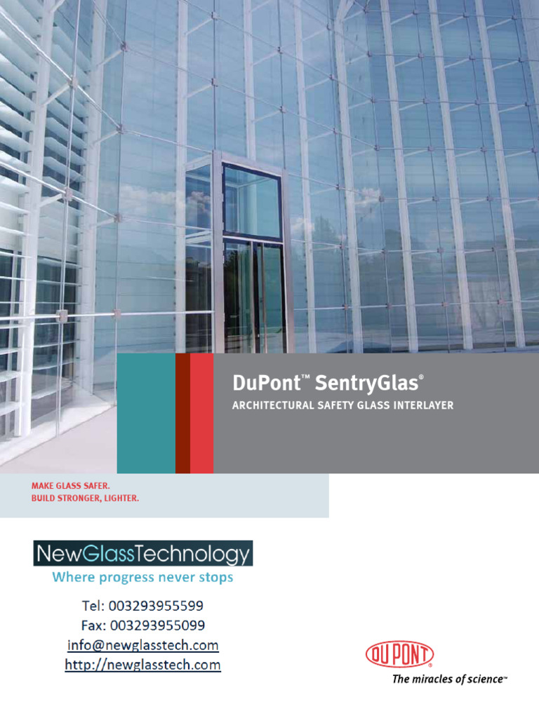 SentryGlas®: Enhanced Safety Glass Solutions | PDF | Glasses | Window