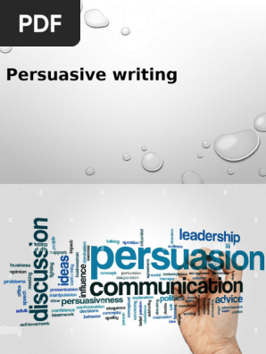 Persuasive Writing & planning