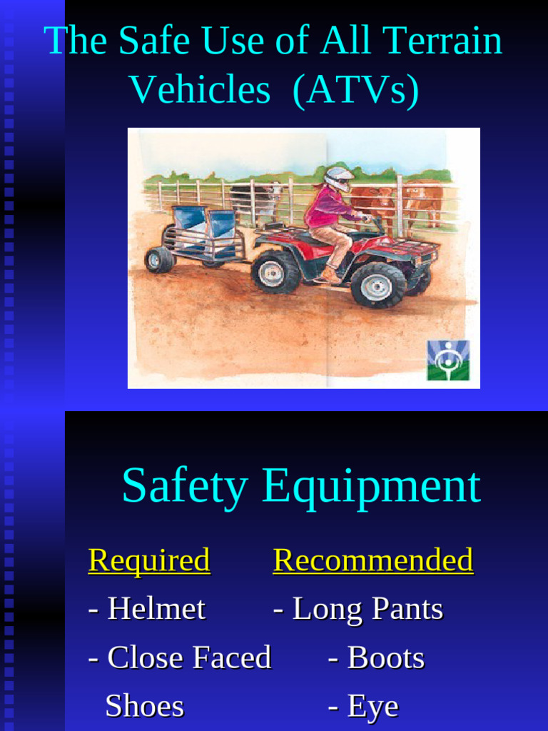 ATV Safety Guidelines and Best Practices | PDF | Semi Trailer Truck ...