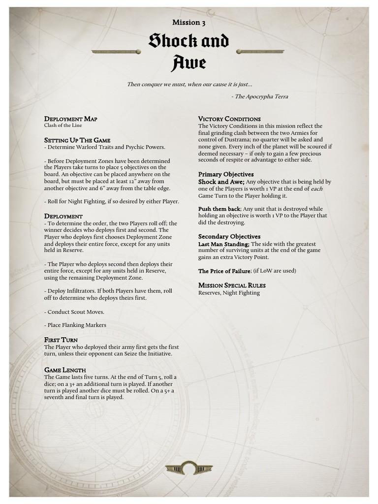 Shock and Awe Mission 3 Guide | PDF | Military | Conflicts