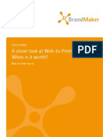 BrandMaker Focus Paper: A Closer Look at Web-to-Print Part II