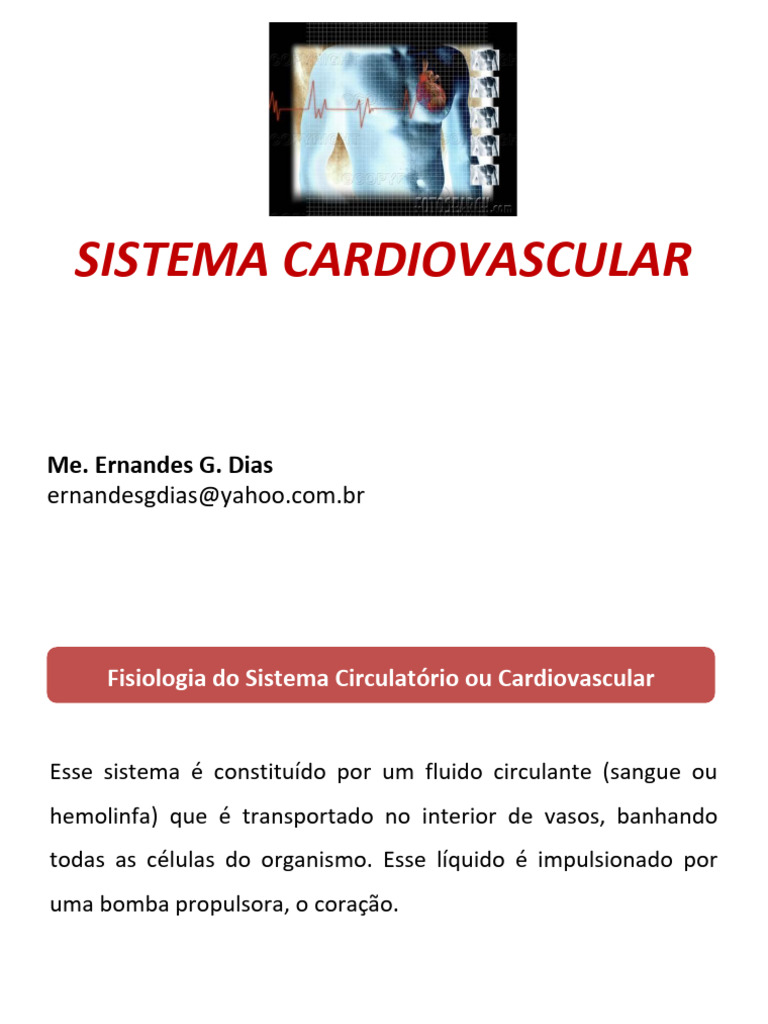 Funções e Estrutura do Sistema Cardiovascular | PDF | Coração | Sistema ...