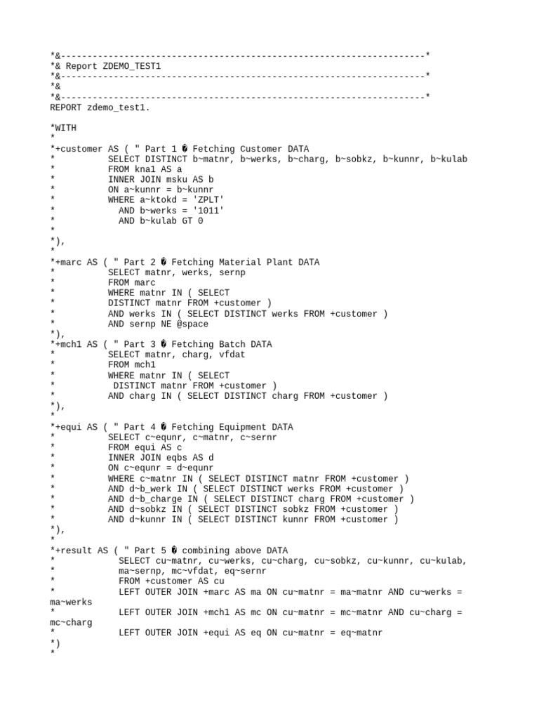 Zdemo Test1 | PDF | Databases | Data Management Software