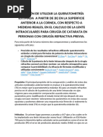 Fórmula Barrett II para Lentes Intraoculares | PDF | Ojo humano | Longitud