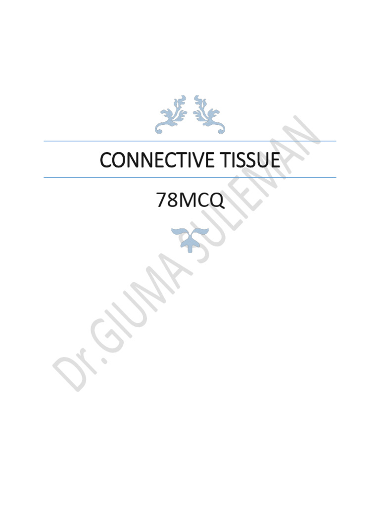 Mast Cells in Connective Tissue Functions | PDF | Connective Tissue ...