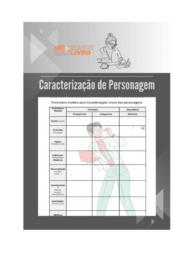 Caracterização Do Personagem | PDF