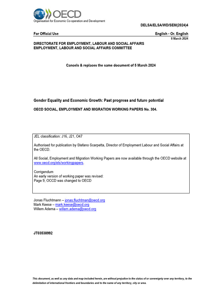 Fb0a0a93 en | PDF | Economic Growth | Labour Economics