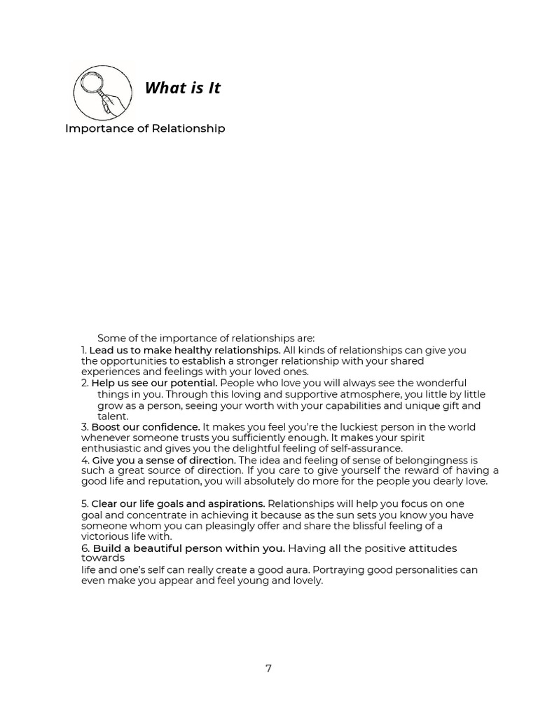 Building Healthy Relationships Essentials | PDF | Love | Feeling