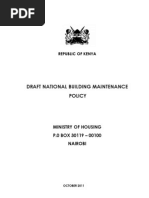 Download Draft National Building Maintenance Policy October 2011 by Ir An SN78417472 doc pdf