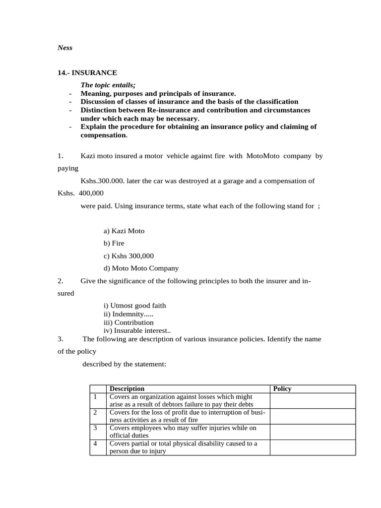 Insurance Q | PDF | Insurance | Life Insurance