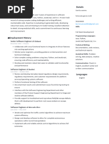 Resume Outlier