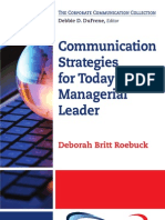 Communication Strategies For Today's Managerial Leader