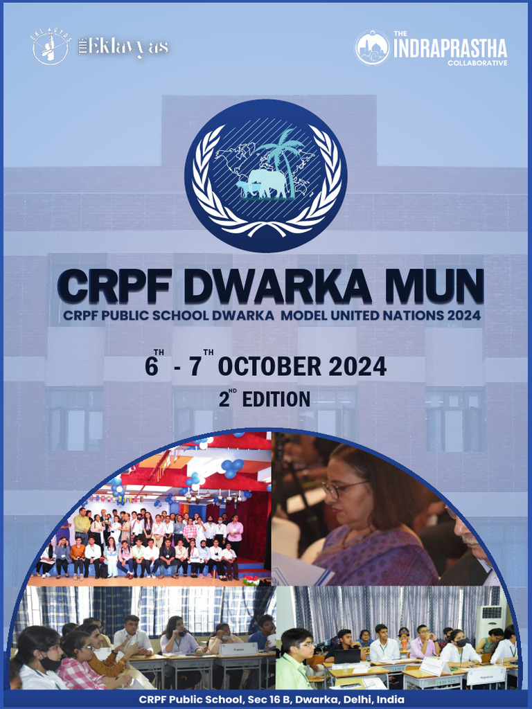 CRPF Dwarka MUN Conference 2024 | PDF | United Nations | International ...