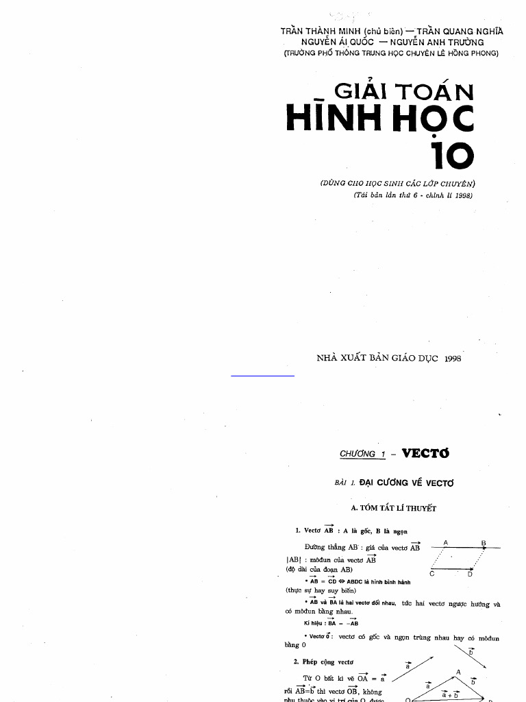 Toan thpt giai toan hinh hoc 10 pdf