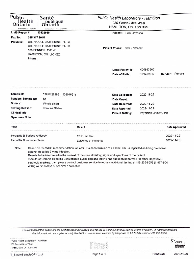 Hep B Report | PDF | Hepatitis B | Hepatitis