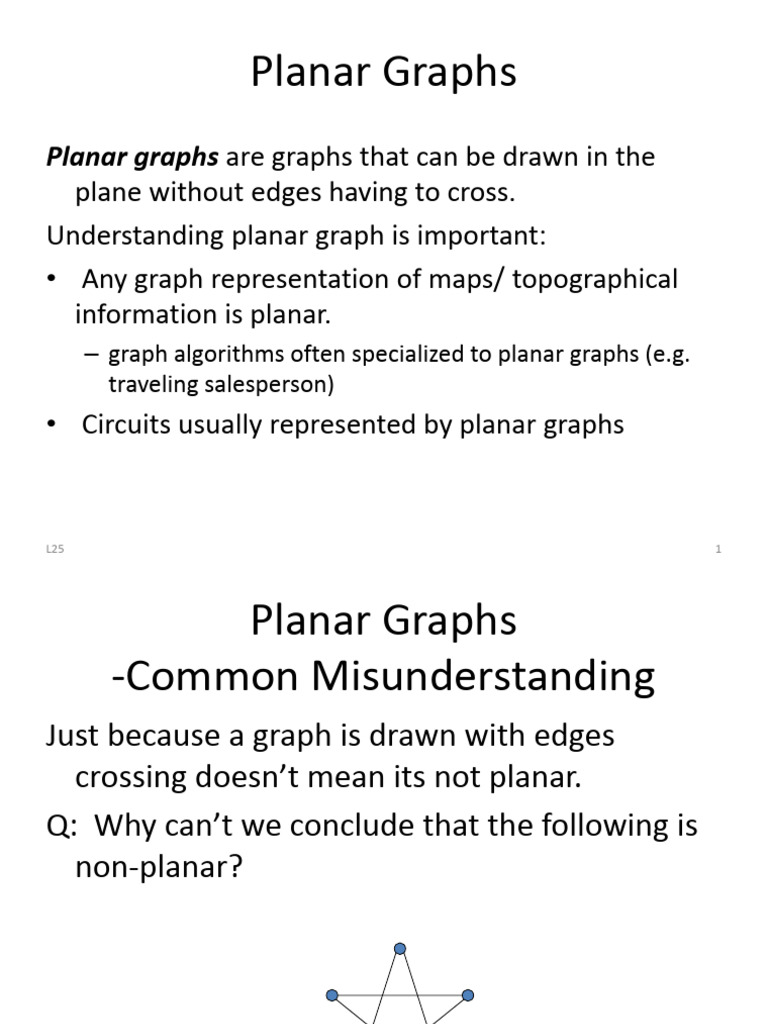 Understanding Planar Graphs and Their Properties | PDF | Vertex (Graph ...