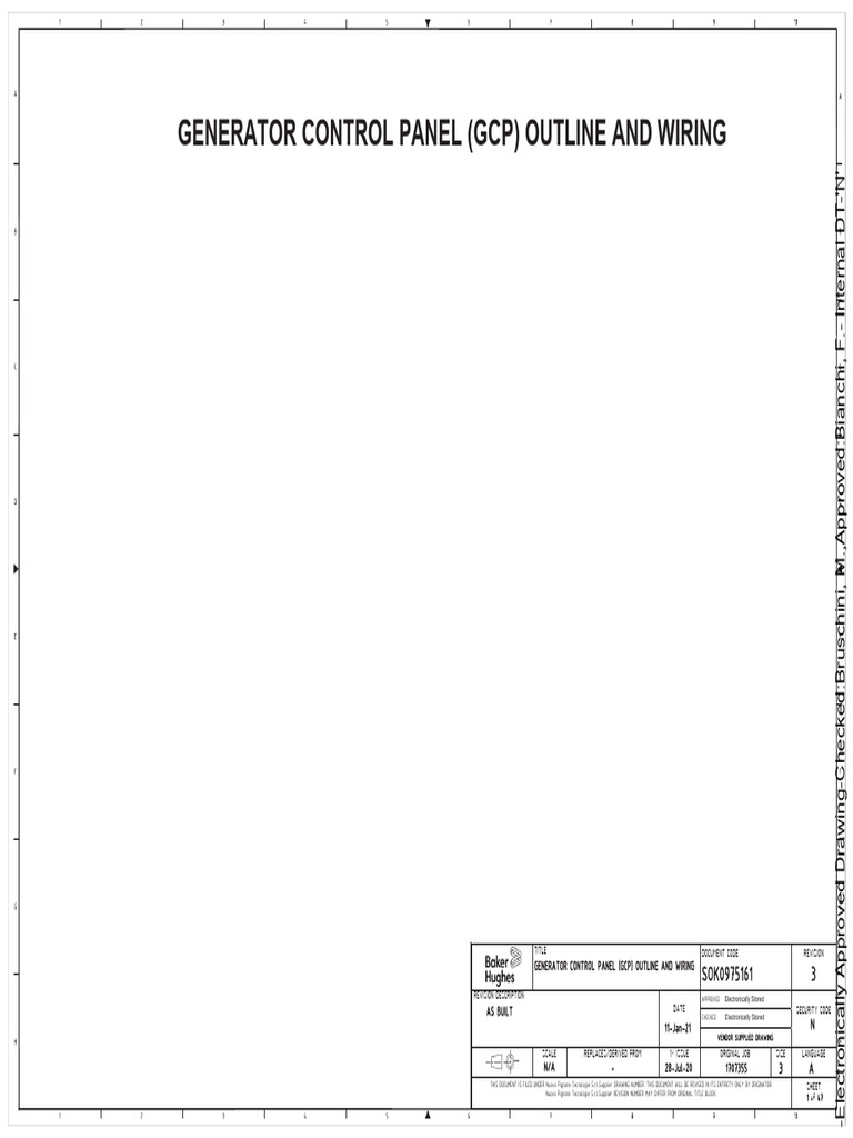 SOK0975161_003_GENERATOR CONTROL PANEL (GCP) OUTLINE AND WIRING | PDF ...