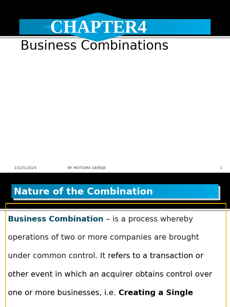Understanding Purchase Consideration in Accounting | PDF | Goodwill ...