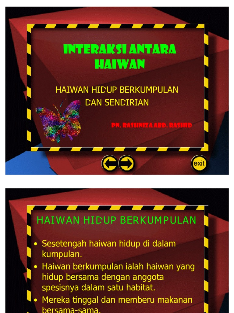 Interaksi Antara Haiwan Pdf