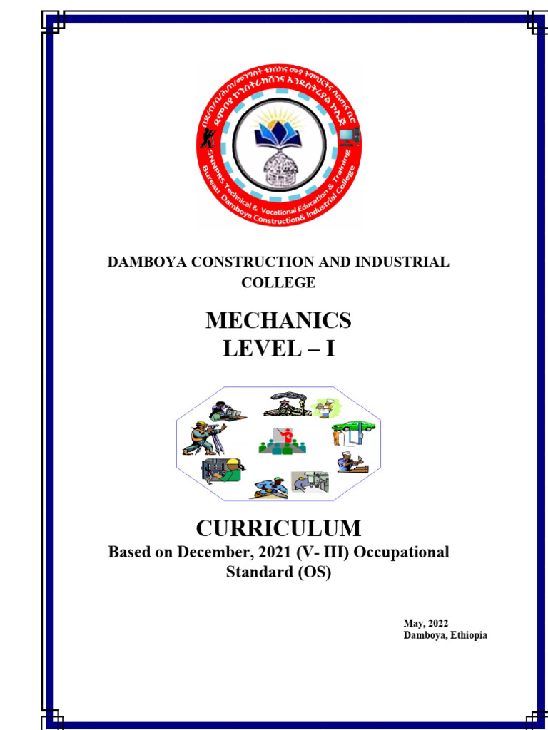 Mechanics Level I Curriculum Overview | PDF | Welding | Construction