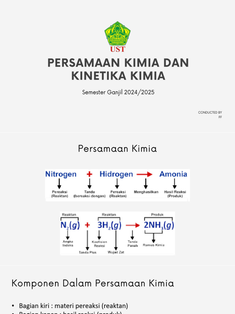 Kimia Mesin - Kinetika Kimia | PDF