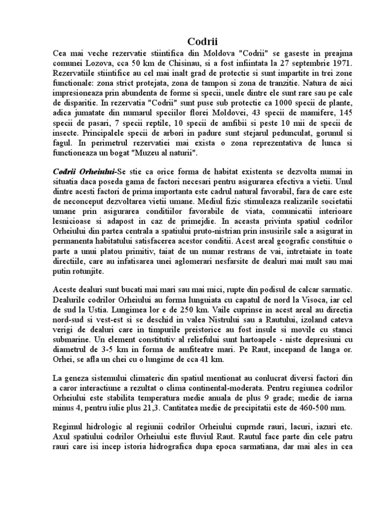 Codrii | PDF