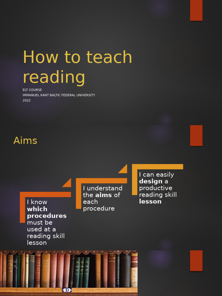 ELT Reading Lesson Design Guide | PDF | Reading Comprehension