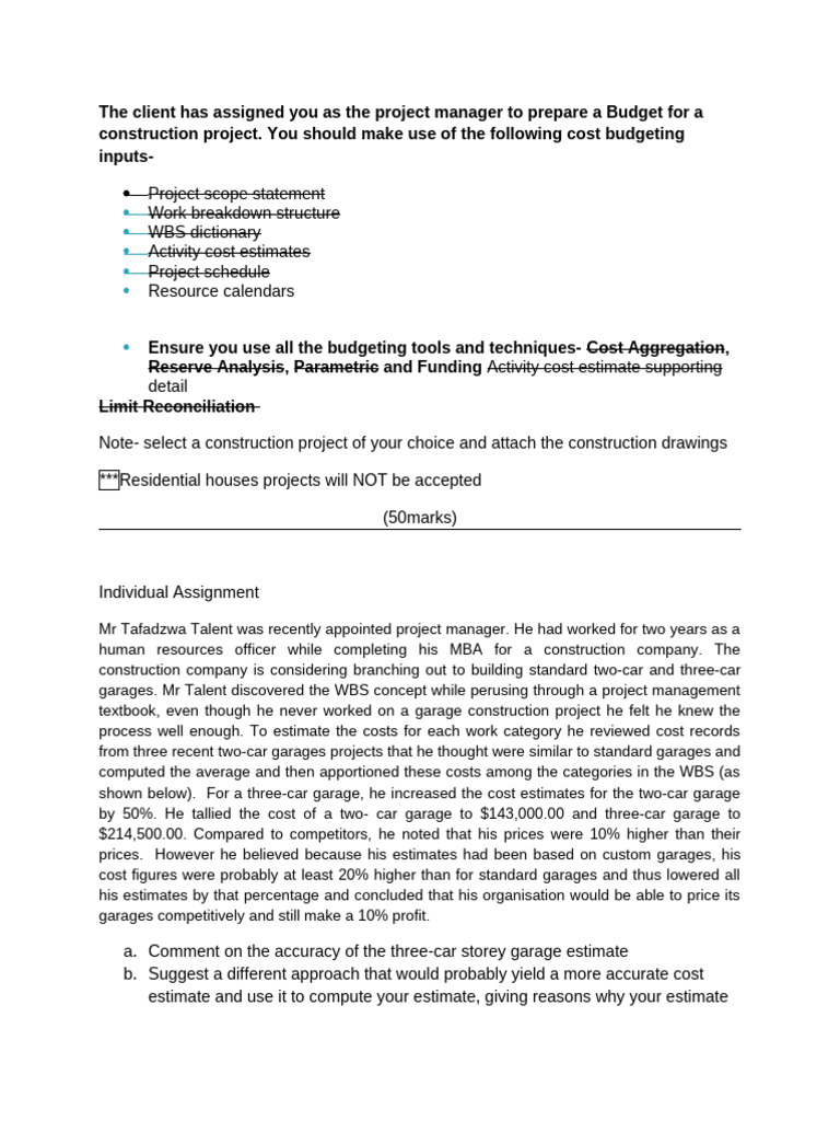 Group & Individual Assignment 2024 | PDF | Economies | Business