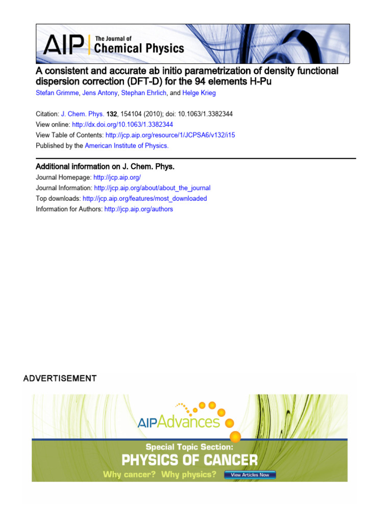 DFT 1 | PDF | Density Functional Theory | Molecules