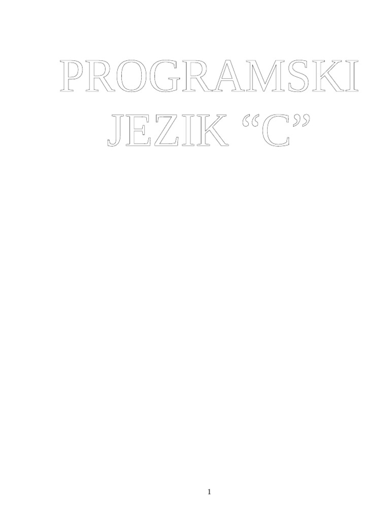 Programski Jezik 