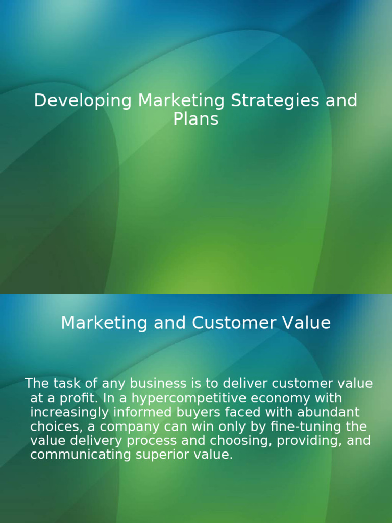 Marketing Strategy Development Guide | PDF | Marketing Strategy | Marketing