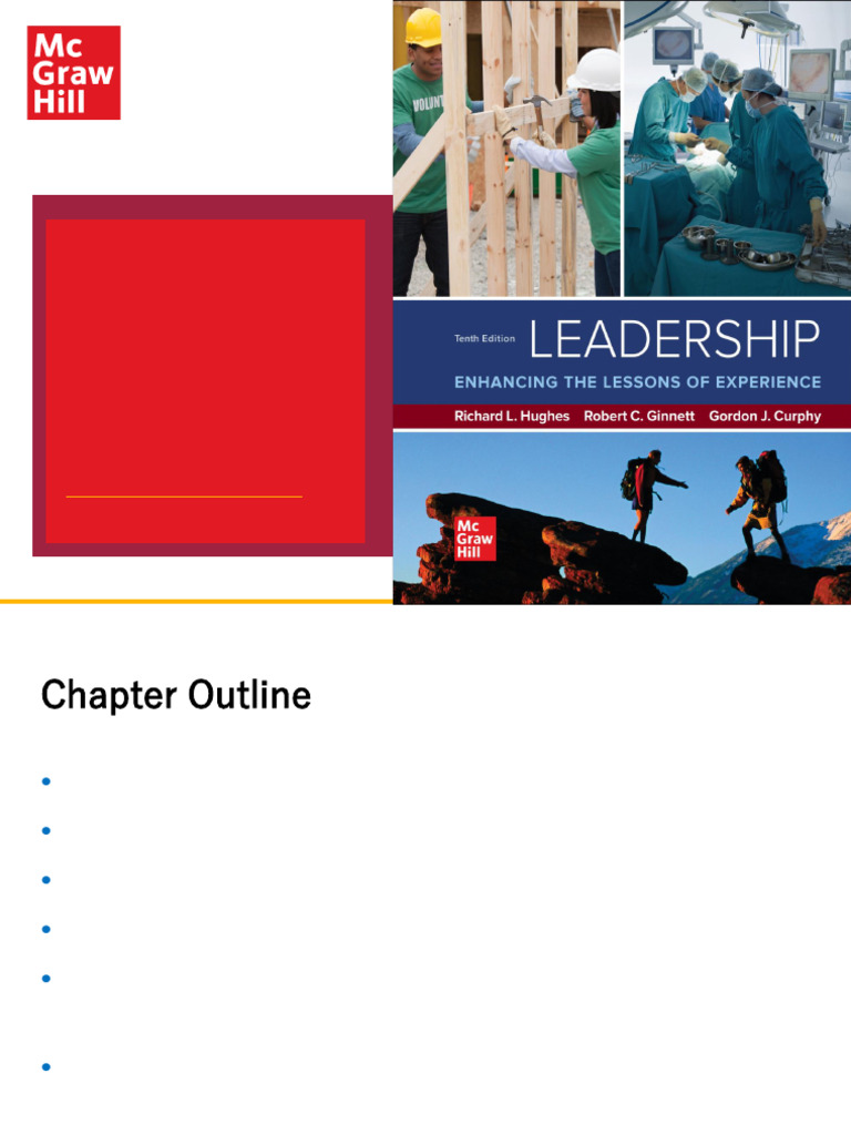 MGMT 1101 - Chapter 1 - What Do You Mean by Leadership - Leadership and ...