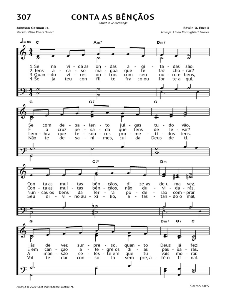 Conta As Bençãos Base Pdf