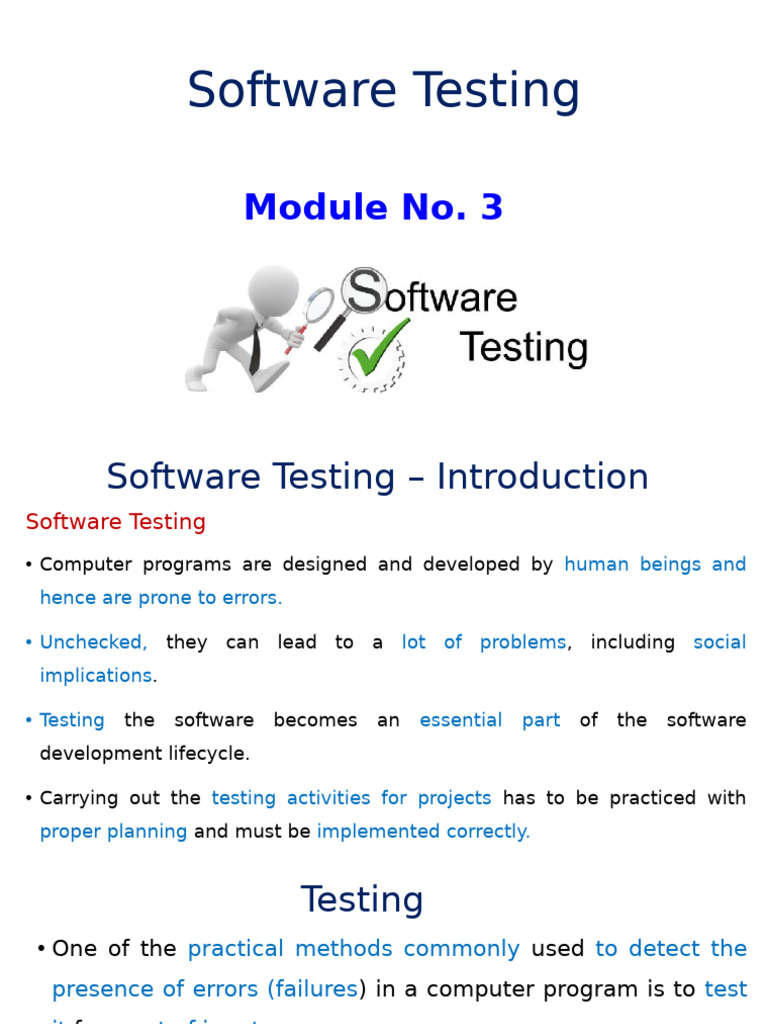 Introduction to Software Testing | PDF | Software Testing | Software