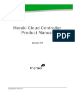 Meraki Product Manual Cloud Controller