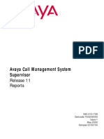 Avaya Call Managment System Supervisor