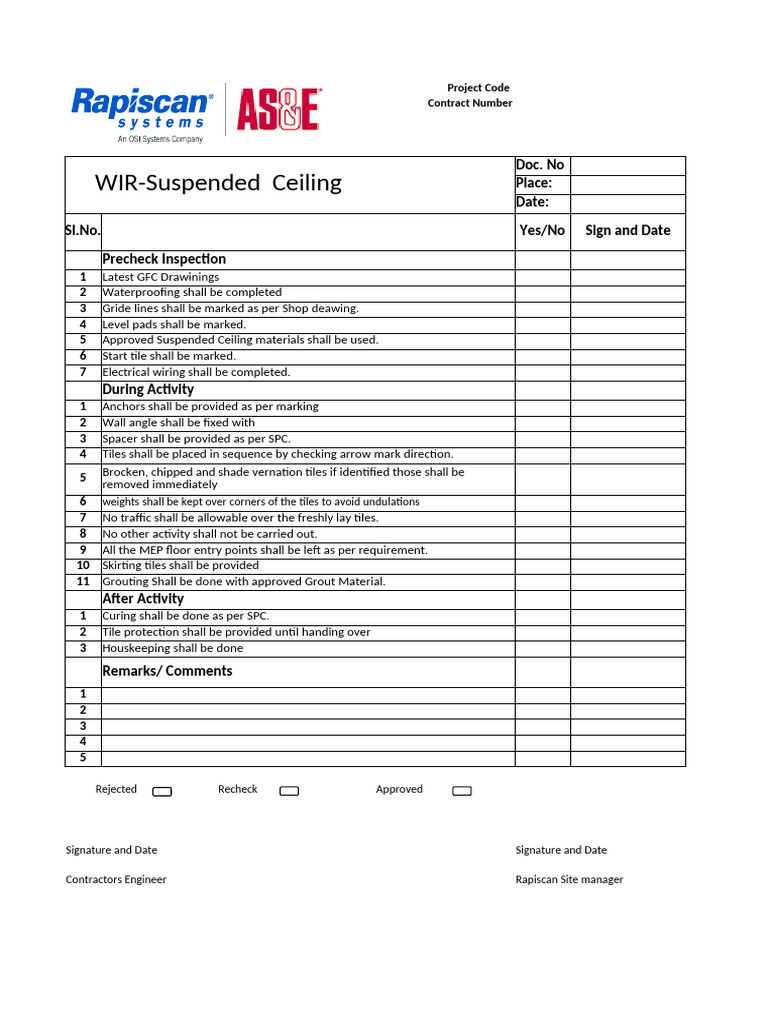 WIR-Suspended Ceiling | PDF