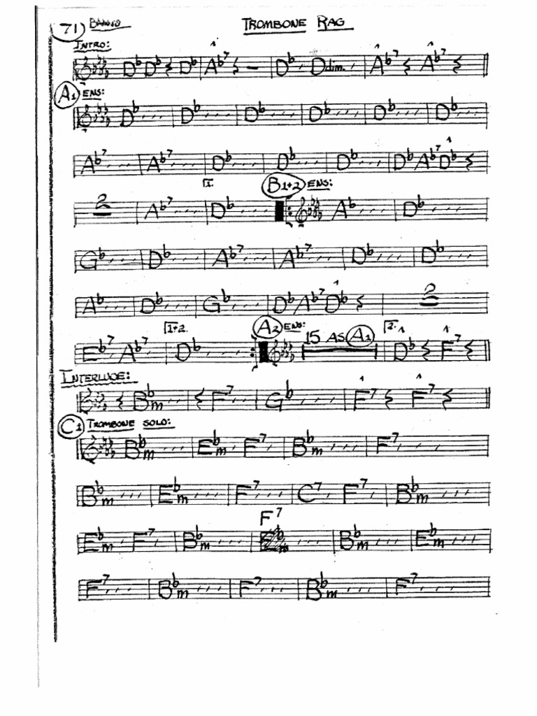 Trombone Rag | PDF