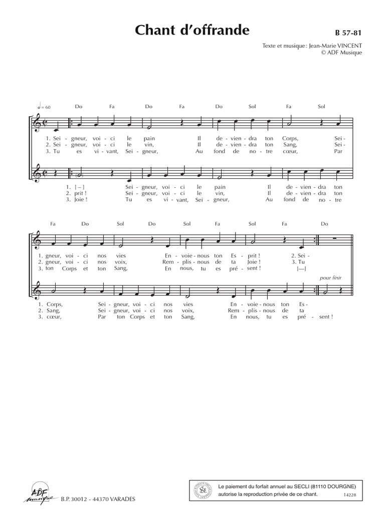 2673 ChantDOffrande | PDF