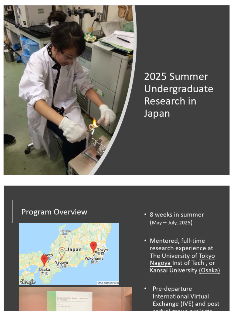 Summer Japan Program 2025 Presentation Rev090624 | PDF | Biomaterial ...