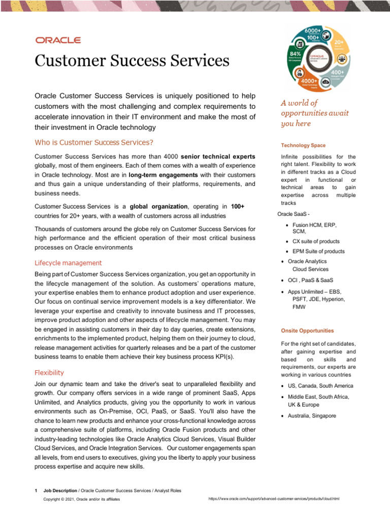 CSS Techical Analyst JD Ec0d72d561 | PDF | Cloud Computing | Oracle ...