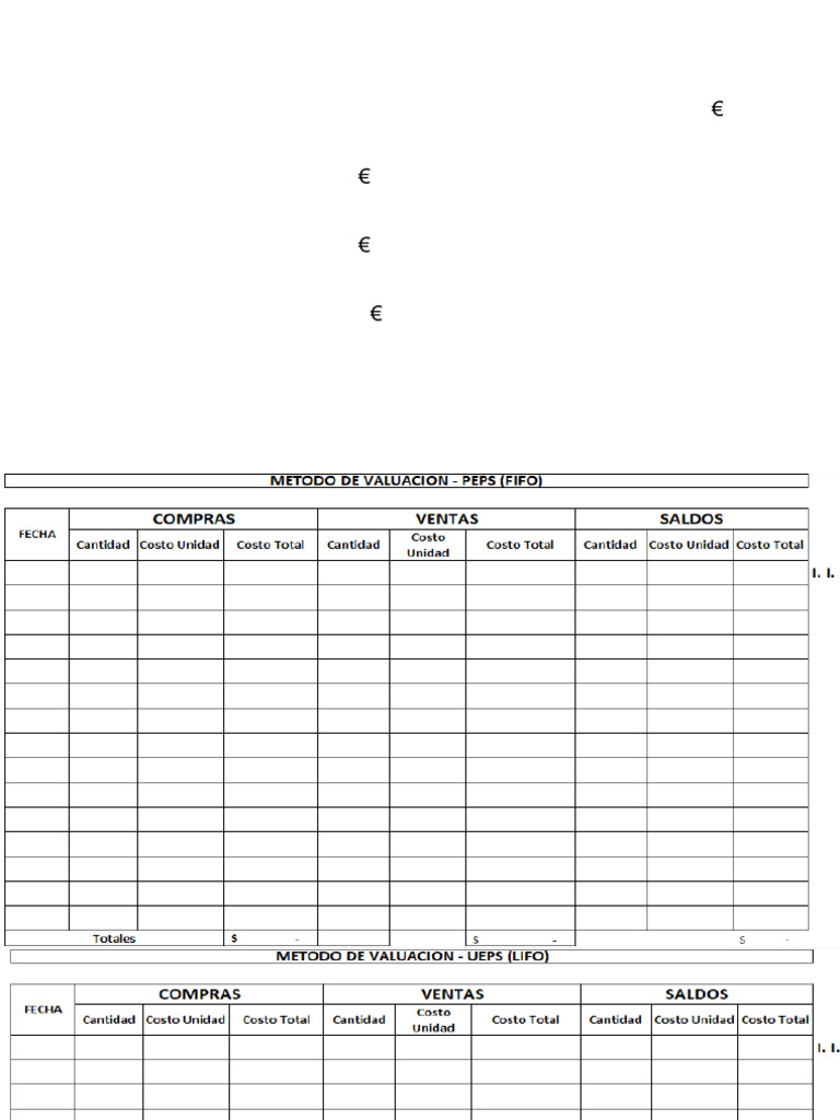 Practico FIFO-LIFO-PMP | PDF