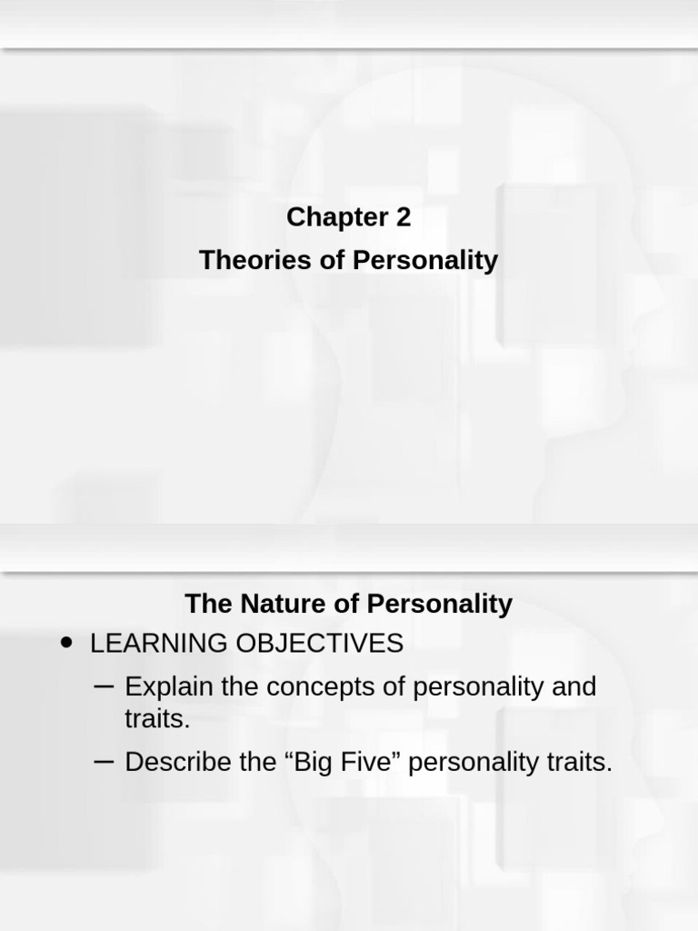 Personality Theories Overview | PDF | Id | Sigmund Freud