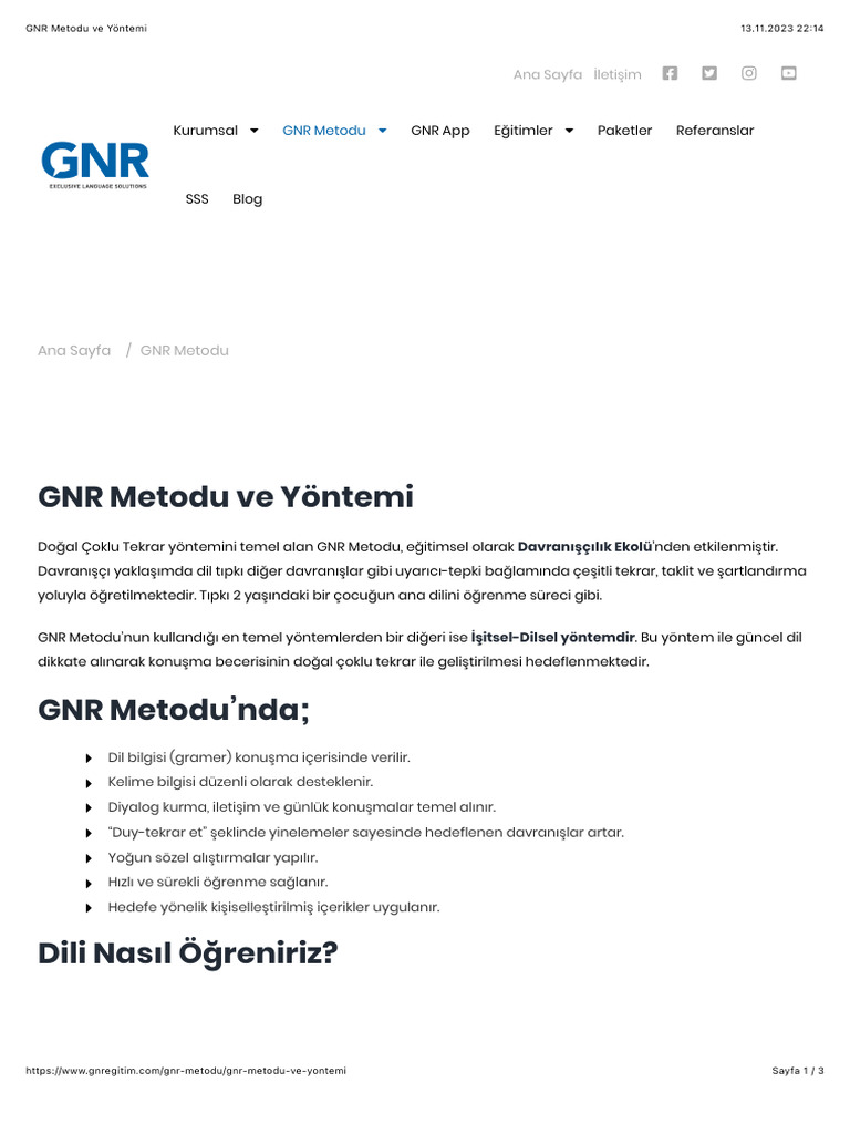 GNR Metodu Ve Yöntemi | PDF