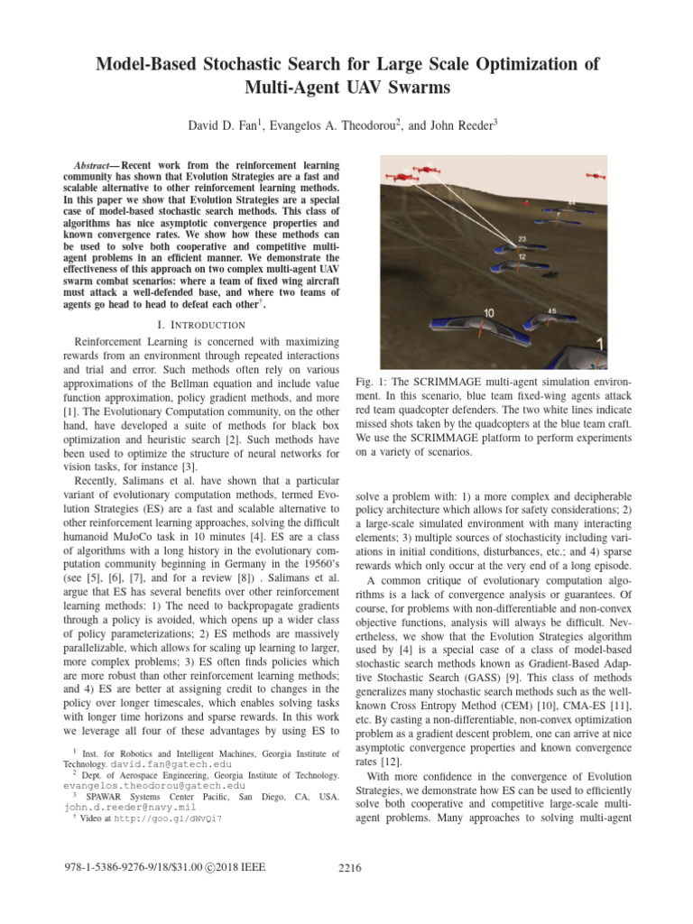 Model-Based Stochastic Search For Large Scale Optimization of | PDF ...